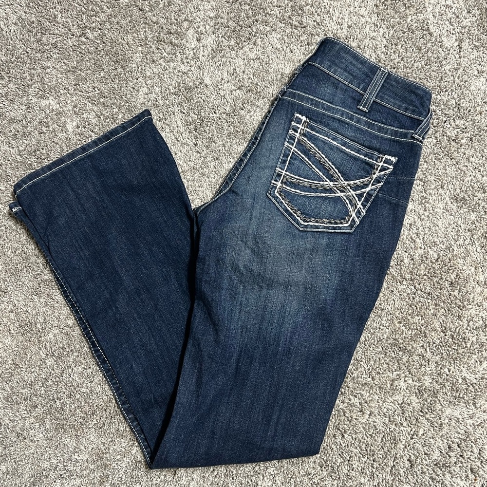 Ariat Women's Dark Blue Boot Cut Jeans